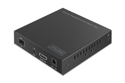 Digitus DS-55349 HDMI-ontvanger HDMI, HDMI-ingang, HDMI-uitgang, SFP, USB, USB-A, USB-A 1.1, Aansluiting voor netvoeding, RS232, Micro-USB, Hoofdtelefoon (3.5
