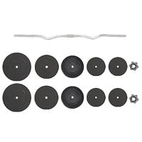 Halter gebogen met gewichten 90 kg - thumbnail