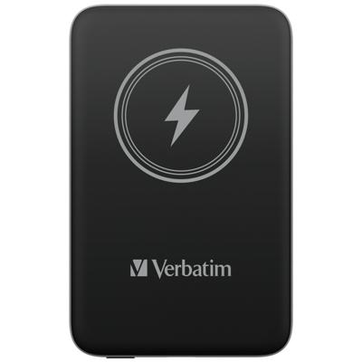 Verbatim Charge n Go Magnetic Wireless Powerbank 10000 mAh Fast Charge, Quick Charge 3.0, USB PD 3.0, Adaptive Fast Charge LiPo USB-C Zwart Verbatim Charge n Go Magnetic Wireless Powerbank 10000 mAh Fast Charge, Quick Charge 3.0, USB PD 3.0, Adaptive Fast Charge LiPo USB-C Zwart