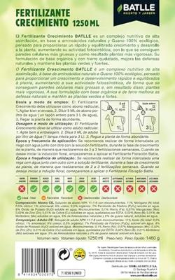 Kunstmest voor planten Batlle Ecoyerba (1,25 L)