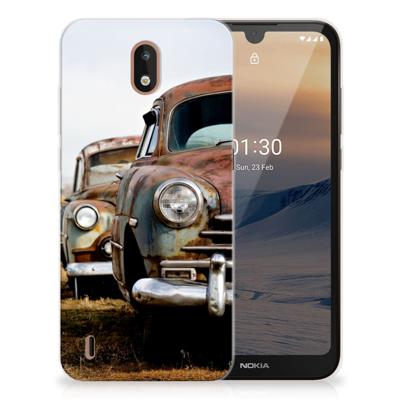 Nokia 1.3 Siliconen Hoesje met foto Vintage Auto Nokia 1.3 Siliconen Hoesje met foto Vintage Auto