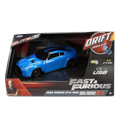 JADA TOYS 9336314314R00 Fast&Furious RC Drift 2009 Nissan 1:24 RC modelauto voor beginners Elektro Sportwagen