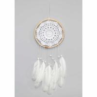Dromenvanger Gehaakt Wit (48 x 16 x 16 cm) - thumbnail