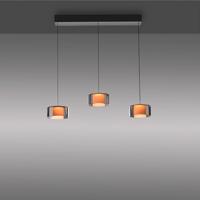 Paul Neuhaus 3-lichts hanglampRika zwart - 2113-18 - thumbnail