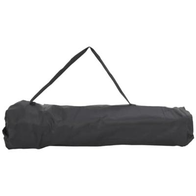 Campingstoelen 2 st met vakje inklapbaar bladprint - thumbnail