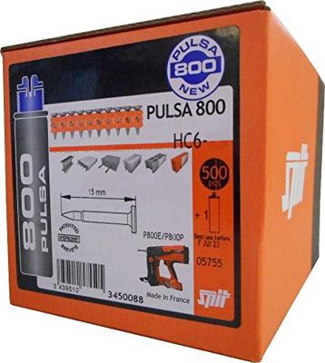 Spit nagel - HC 6/22 mm met drijfstof - Pulsa-800