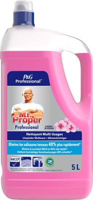 Mr. Proper allesreiniger, kersen, fles van 5 liter