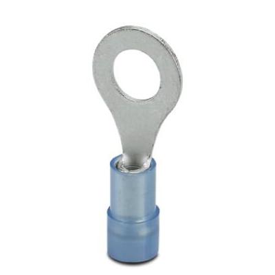 Phoenix Contact 3241209 Ringkabelschoen Dwarsdoorsnede (max.): 2.50 mm² Schachtdiameter: 6.50 mm Deels geïsoleerd Blauw 100 stuk(s) Phoenix Contact 3241209 Ringkabelschoen Dwarsdoorsnede (max.): 2.50 mm² Schachtdiameter: 6.50 mm Deels geïsoleerd Blauw 100 stuk(s)