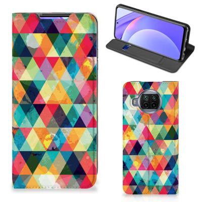 Xiaomi Mi 10T Lite | Hoesje met Magneet | Geruit Xiaomi Mi 10T Lite | Hoesje met Magneet | Geruit