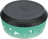 TRIXIE VOERBAK / WATERBAK VIS / HART KUNSTSTOF / RUBBERRING ASSORTI 12 CM 300 ML 4 ST - thumbnail