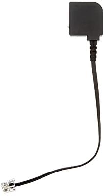 Wentronic telefoonadapter (RJ11 stekker op TAE F-aansluiting) zwart