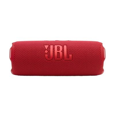 JBL Flip 7, draadloze draagbare Bluetooth-speaker, 16 uur afspeeltijd, IP68 waterdicht, stof- en valbestendig, JBL Pro Sound met AI Boost, Auracast multi-speaker verbinding, rood