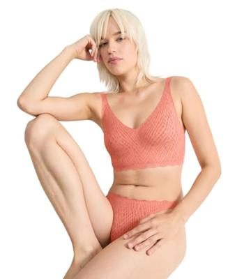 Zero Feel Kanten Bralette gevuld - Bliss - Bh Top met smalle bandjes - Uitneembare vulling