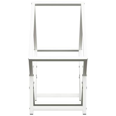 Brandhoutrek 50x25x50 cm koudgewalst staal wit