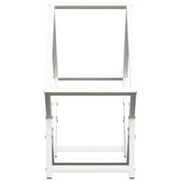 Brandhoutrek 50x25x50 cm koudgewalst staal wit - thumbnail