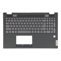 Lenovo Laptop Toetsenbord Qwerty US + Top Cover, BL - Grijs - thumbnail