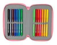 Schooletui met Accessoires Moos Passion Multicolour 12,5 x 19,5 x 5,5 cm 37 Onderdelen - thumbnail