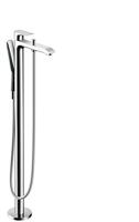 Hansgrohe Metris ééngreeps badmengkraan vloergemonteerd, chroom - thumbnail