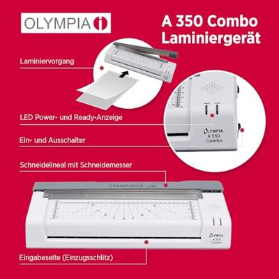 Olympia Laminator-set A 350 Combo 3130 DIN A3 - thumbnail