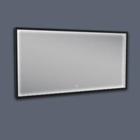 Badkamerspiegel BWS Miami LED Verlichting Mat Zwart 120x60 cm - thumbnail