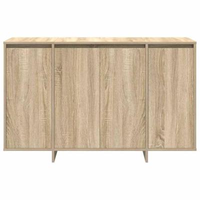Dressoir Sonoma eiken 120 x 41 x 75 cm Bewerkt hout