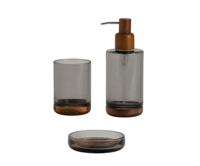 Zeepdispenser Andrea House ba73074 Grijs Kristal - thumbnail