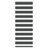 VidaXL Zebra rolgordijn 65x100 cm stofbreedte 60,9 cm zwart - thumbnail