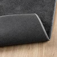 Vloerkleed OVIEDO laagpolig 160x230 cm antracietkleurig - thumbnail