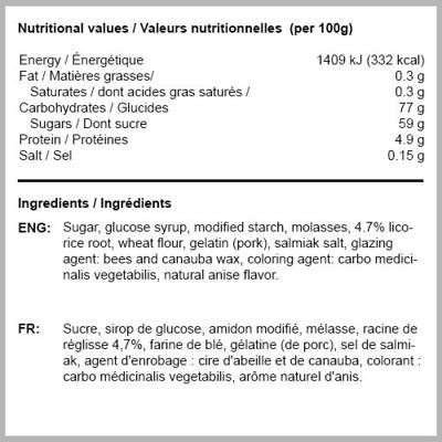 Harlekijntjes - Zachte Zoete Drop - 12x 300g