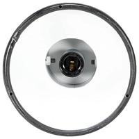 VidaXL Plafondlamp industrieel e27 mangohout zwart - thumbnail