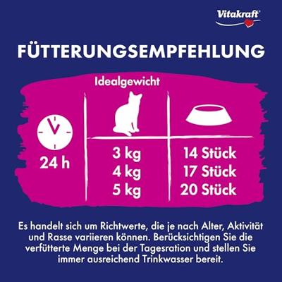 Vitakraft Vita Hearts Digestion kattensnack 2 stuks
