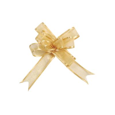 Organza strikjes goud (5st) Organza strikjes goud (5st)