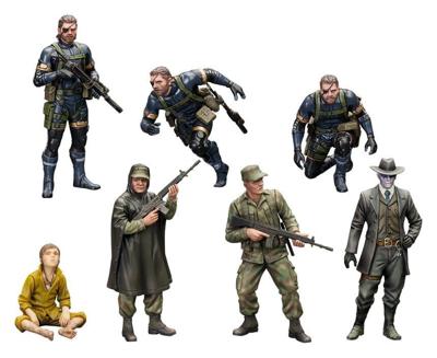 Metal Gear Solid V Plastic Model Kit 1/100 - Metal Gear Solid Ground Zero Set