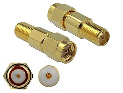 DeLOCK 89991 coaxstekker SMA, RP-SMA, vrouwelijke connector/vrouwelijke connector, 0-3000 MHz, 50