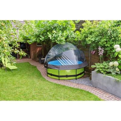 Exit zwembadoverkapping ECO rond 244 cm - universeel