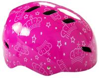 Volare Fietshelm skatehelm roze koningin - thumbnail