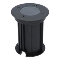 Maisy LED Grondspot Rond - Dimbaar - GU10 fitting - Rond - Ø12cm - Tuinspot - Oprit - Zwart - IP67 waterdicht - thumbnail