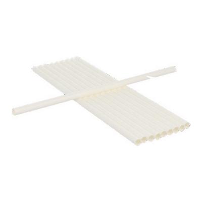 Papieren - Rietjes Wit 230x8mm - 500 stuks