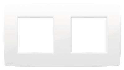 Niko Original tweevoudige afdekplaat bright white