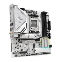 ASRock B850M Steel Legend Moederbord Socket AMD AM5 Vormfactor Micro-ATX Moederbord chipset AMD® B850 - thumbnail