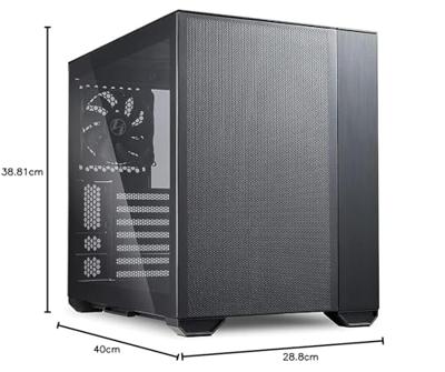 Lian Li O11 AIR MINI BLACK Midi-tower Gaming-behuizing, Behuizing Zwart