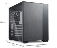 Lian Li O11 AIR MINI BLACK Midi-tower Gaming-behuizing, Behuizing Zwart - thumbnail