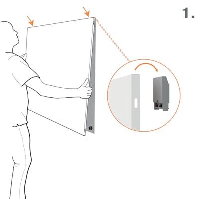 Nobo Infinity randloos whiteboard, staal, magnetisch, 90 x 60 cm Nobo Infinity randloos whiteboard, staal, magnetisch, 90 x 60 cm