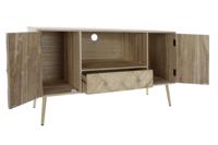 Tv-meubel DKD Home Decor 118 x 40 x 65 cm Metaal Lichtbruin Paulownia hout Pijnboom - thumbnail