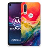 Hoesje maken Motorola One Action Watercolor Dark - thumbnail