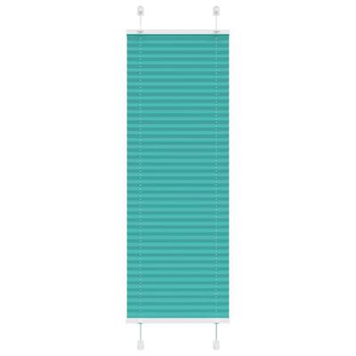 Pliss rolgordijn 40x150 cm stofbreedte 39,4 cm petrol groen Pliss rolgordijn 40x150 cm stofbreedte 39,4 cm petrol groen