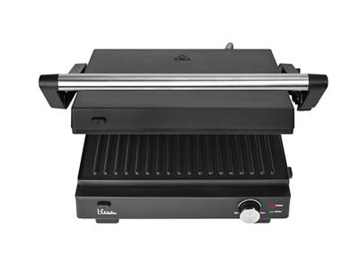 BiKitchen grill 200 Contactgrill Elektrisch Controlelampje, Inklapbaar, Traploze temperatuurregeling Zwart