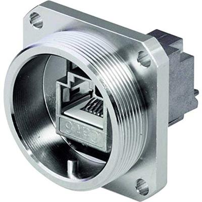 Telegärtner 100007381 TOC flensset IP68 RJ45, inbouwdeel Metaal 1 stuk(s)