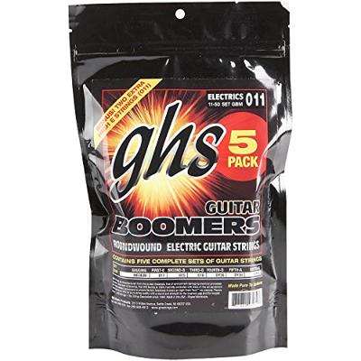 GHS GBM-5 Boomers Multi-Packs medium snarenset gitaar (6 stuks) GHS GBM-5 Boomers Multi-Packs medium snarenset gitaar (6 stuks)
