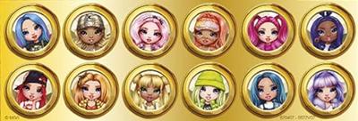 Totum rainbow high stickerset